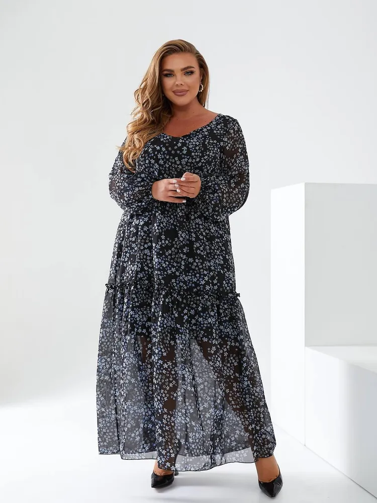 Платье шифон УК-8527