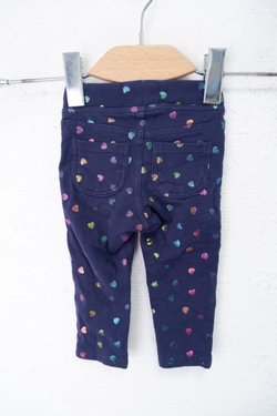 Штаны Voung Dimension с принтом сердец на 6-9 месяцев