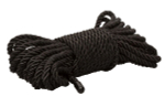 Черная веревка для бондажа BDSM Rope - 10 м.