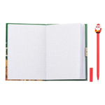 Блокнот детский Basir на замке, с ручкой, формат А6, серия "Зимняя сказка", с игрушкой, переплет 7БЦ, 18*13.2 см, 48 листов, ассорти