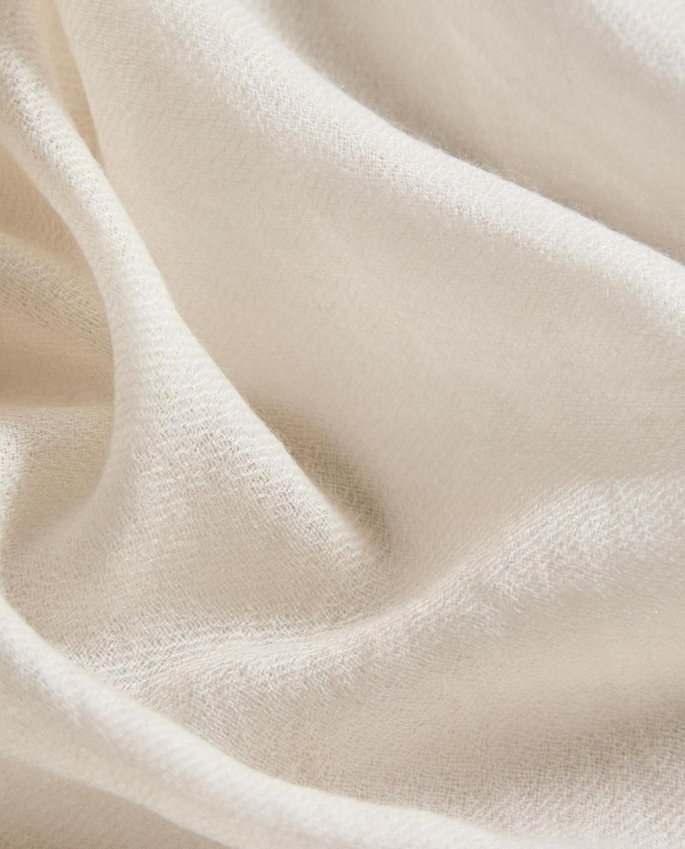 Zara Home - Кашемировое одеяло, белый, 140x190 см