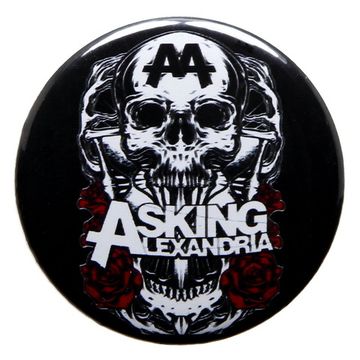 Значок Asking Alexandria 36мм (043)