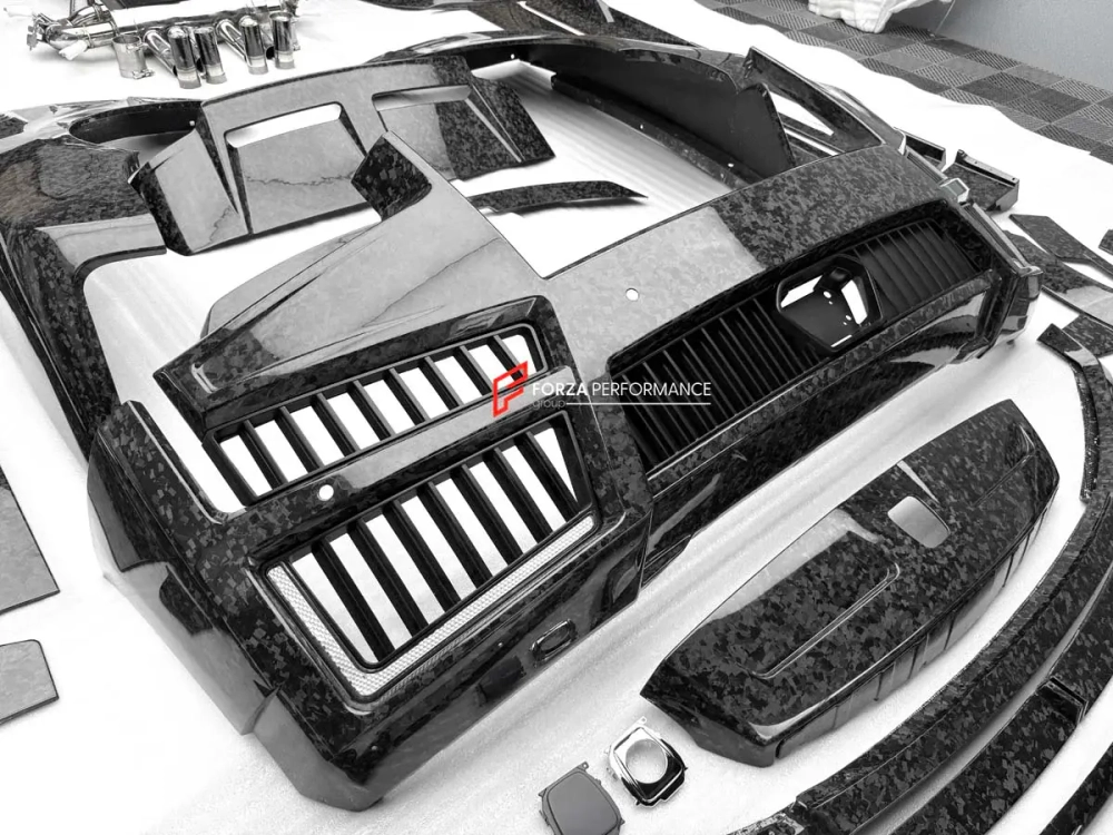 Обвес переделка из кованного карбона для ROLLS-ROYCE CULLINAN СЕРИИ 1 2018 - 2025 АПГРЕЙД ДО СЕРИИ II РЕСТАЙЛИНГ Ройс Куллинан