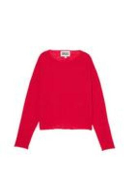 ZARA X BENITO ANTONIO СВИТЕР УКОРОЧЕННОГО КРОЯ, КРАСНЫЙ