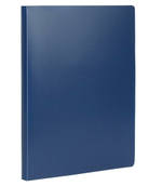 Папка на 2 кольцах 21мм,170л,0,5мм,синяя (STAFF)