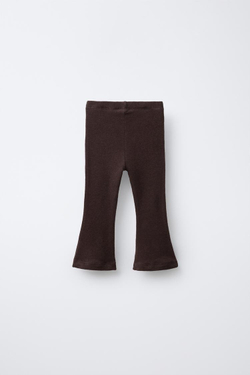 ZARA ЛЕГИНСЫ FLARE SOFT TOUCH, ШОКОЛАДНЫЙ