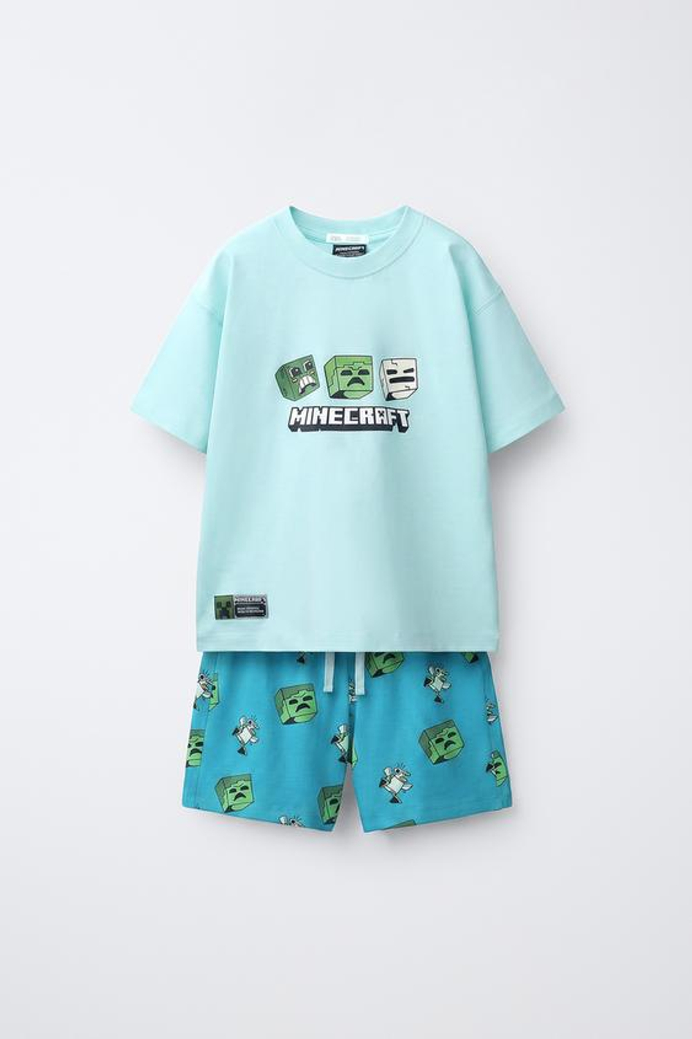 ZARA ПИЖАМА MINECRAFT © MOJANG AB, СИНИЙ