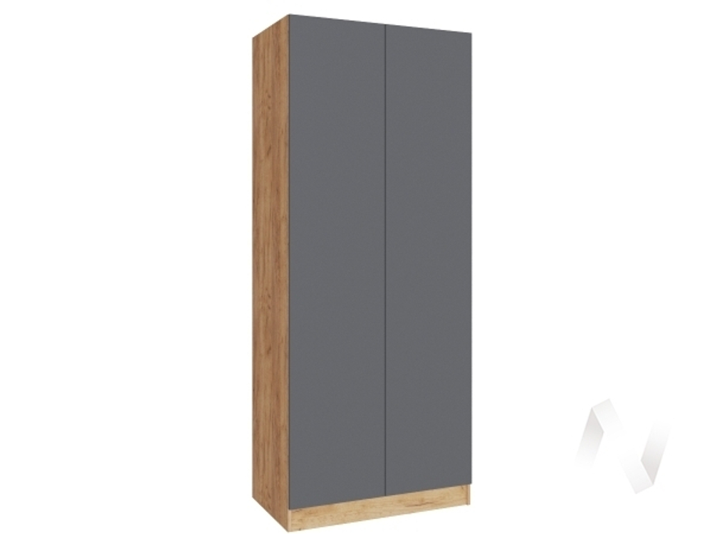 Шкаф универсальный Прихожая Руэлла (дуб крафт золотой/графит серый)
