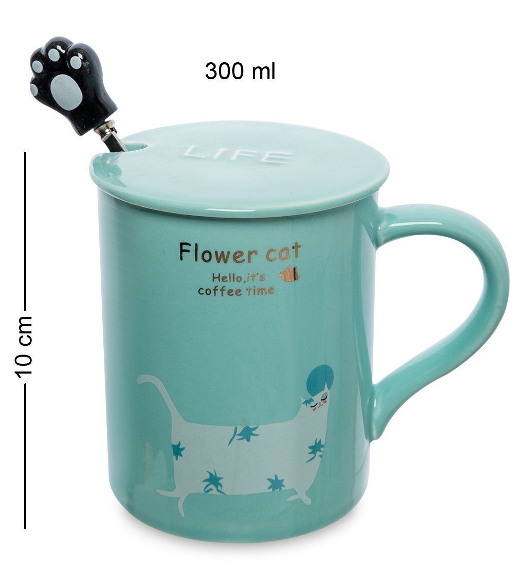MUG-273/2 Кружка «Цветочный кот»