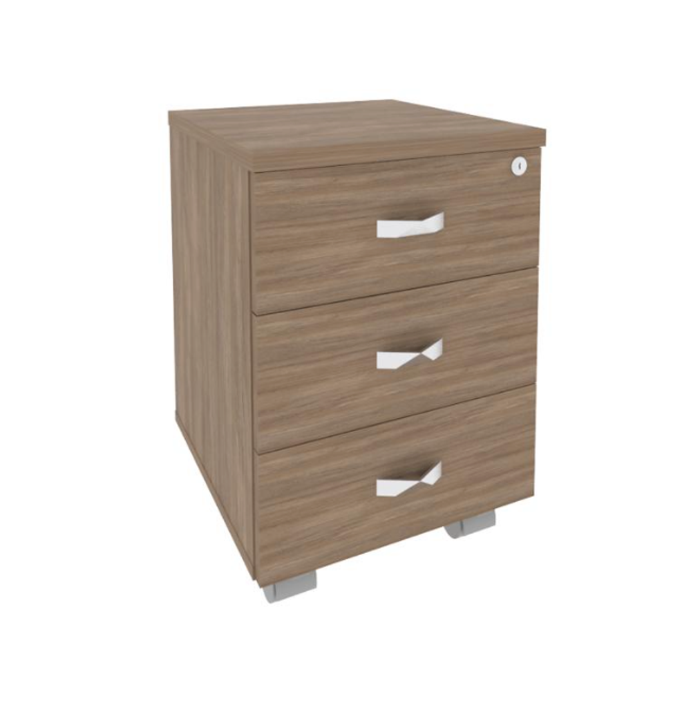 Тумба мобильная 3 ящика Onix Direct