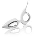 Анально-вагинальный электростимулятор Romeo (Цвет: белый с серебристым)