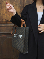 Celine Small Cabas Vertical in Triomphe