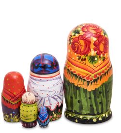 Народные промыслы МР-13/ 3-G Матрешка 5м «Семейка Большая»