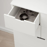 Комод - IKEA NORDLI/НОРДЛИ ИКЕА, 47х122х80 см, белый