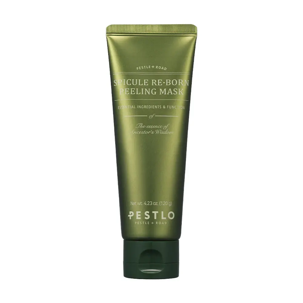 PESTLO Очищающая маска с зеленым чаем, полынью и спикулами Spicule Re-Born Peeling Mask, 120Г