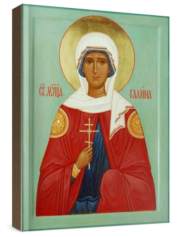 Галина Коринфская (рукописная икона)