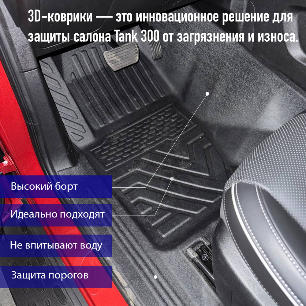 Tank300 Коврики Offroad Extreme большой комплект