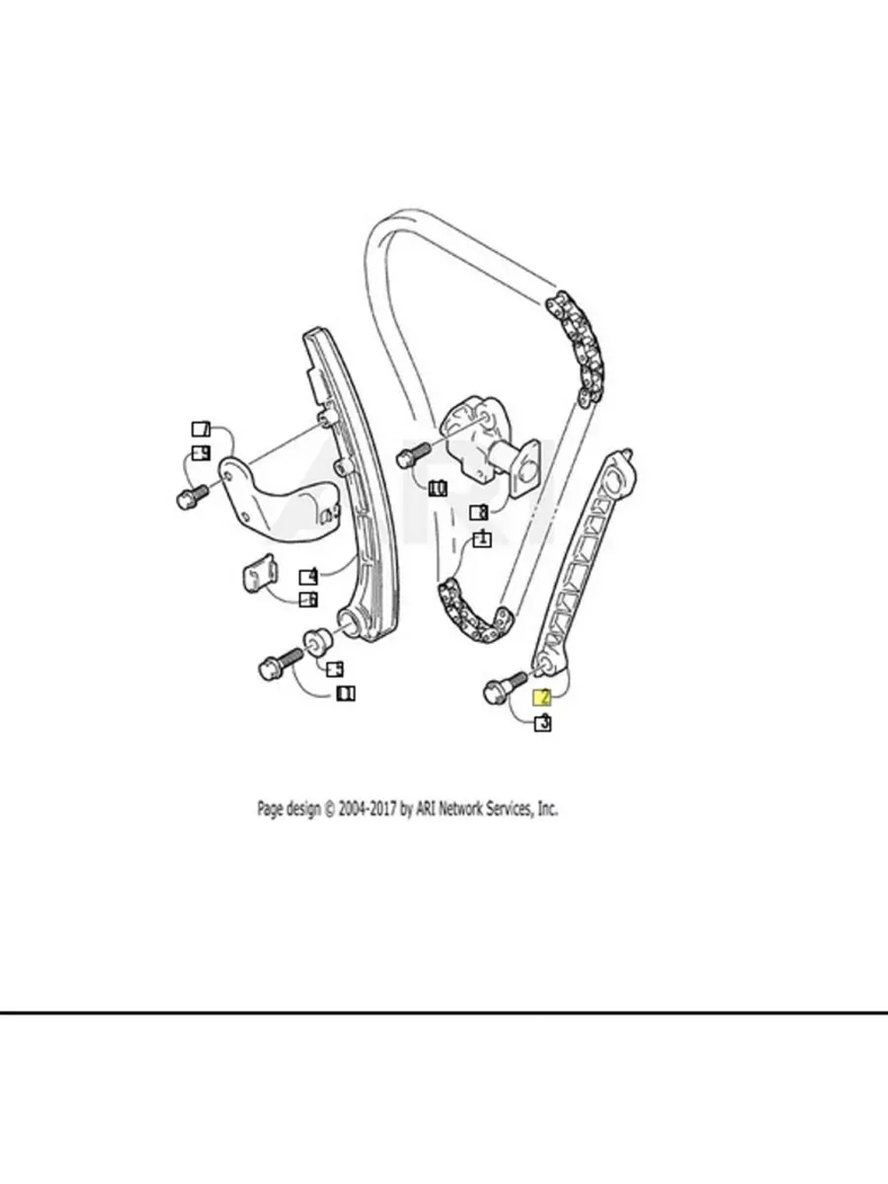 Направляющая цепи ГРМ Arctic Cat 3006-164