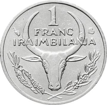 1 франк 2002 Мадагаскар