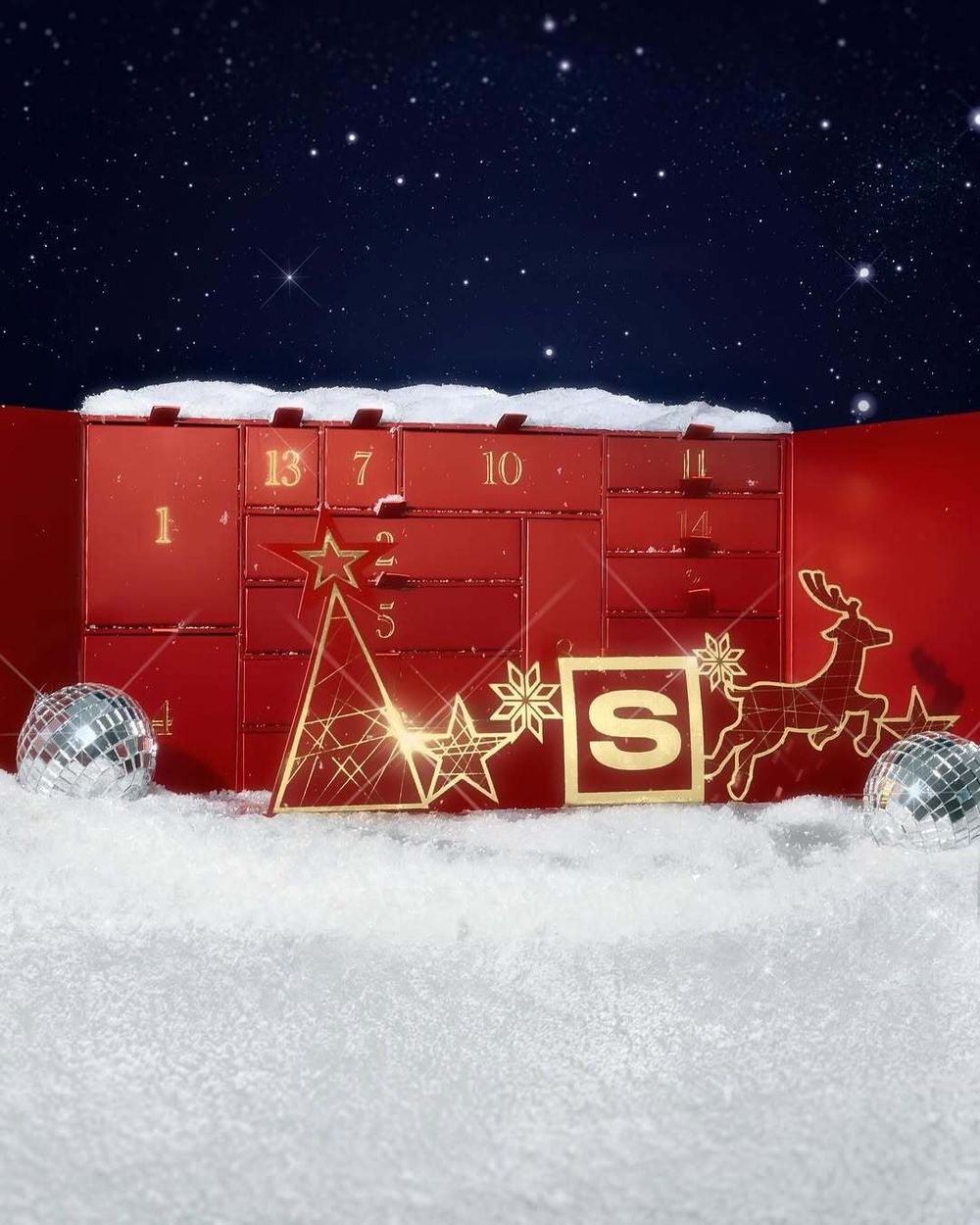 Лимитированный новогодний адвент-календарь SenSulu Happy New Year (Большой)