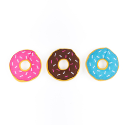 Набор из 3х мини-игрушек Пончики ZippyPaws