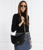 Кожаная сумка через плечо Michael Kors - черный(30H3G8NM3L)