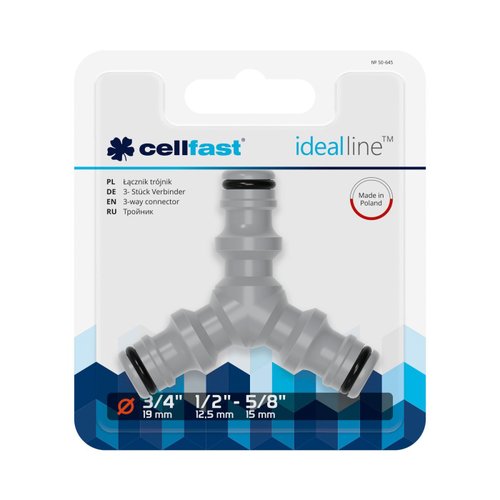 Тройник CELLFAST IDEALLINE 1/2"