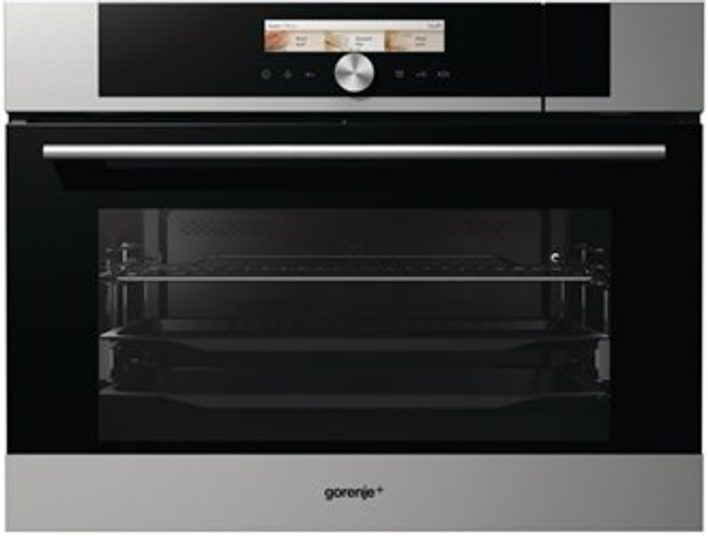 Компактный духовой шкаф с функцией пароварки Gorenje Plus GCS873X