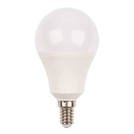 LED-G60-12W-4000K-E14-FR-NR Лампа светодиодная. Форма шар. матовая. Серия Norma. Белый свет 4000K. Картон. ТМ Volpe