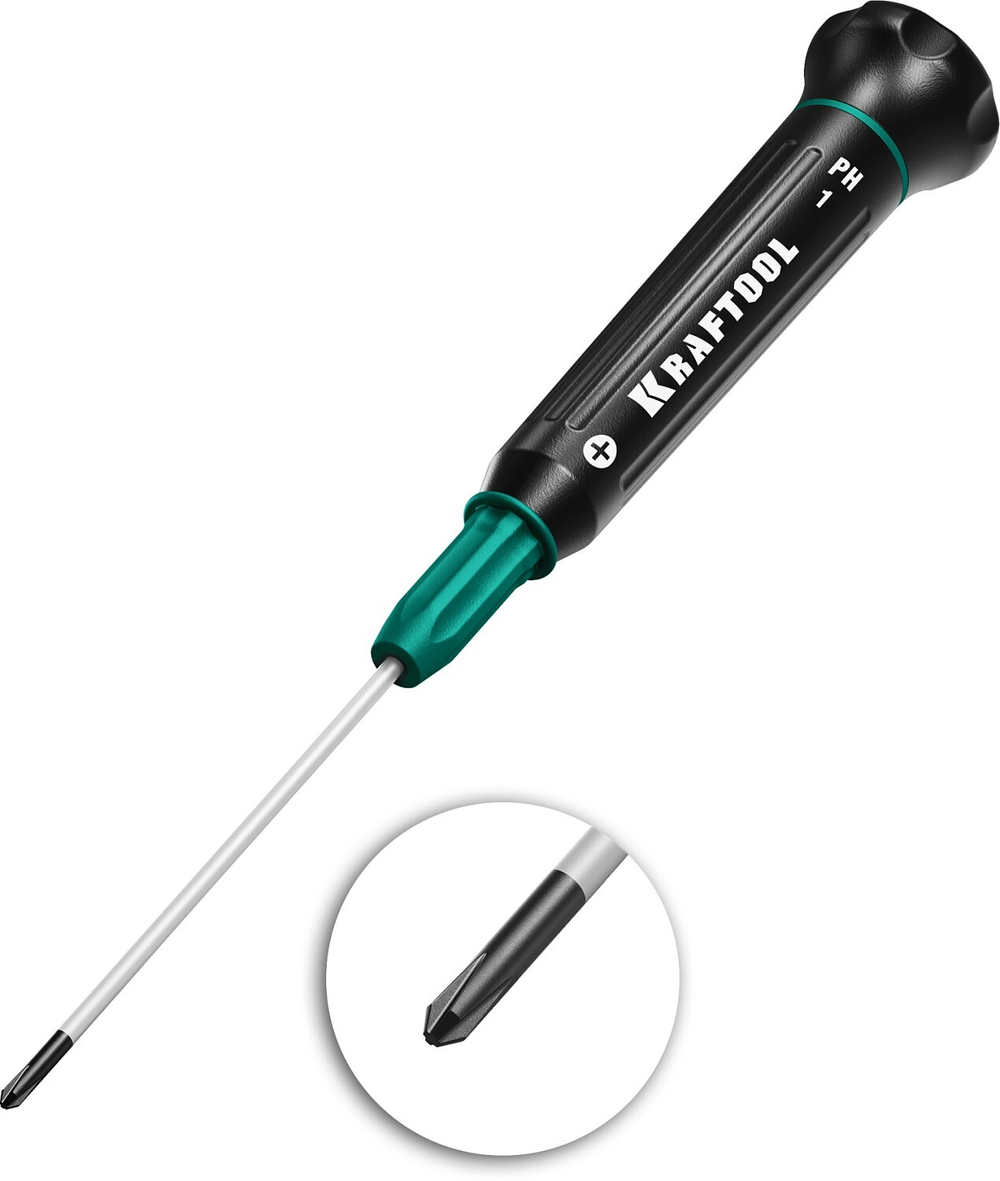 Precision отвертка для точных работ PH 1, KRAFTOOL
