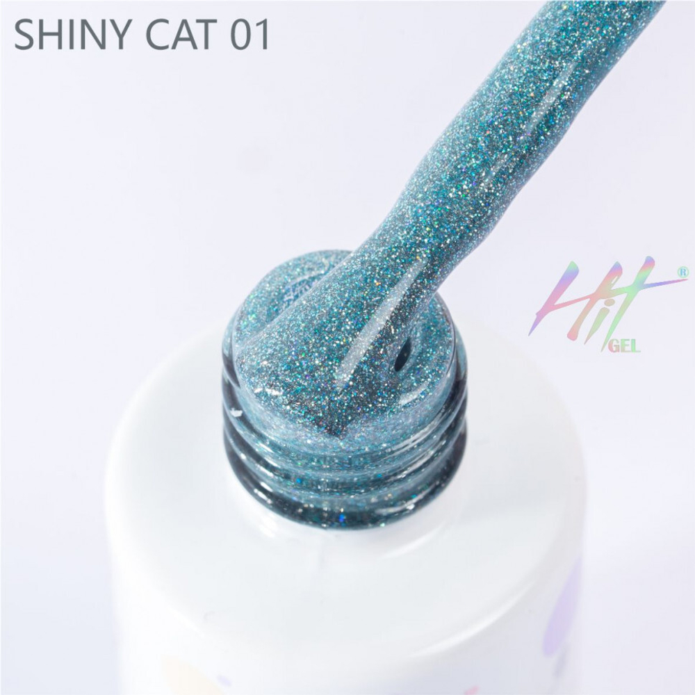 Гель-лак ТМ "HIT gel" №01 Shiny cat, 9 мл