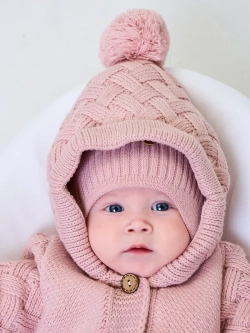 Конверт на выписку для новорожденных вязаный