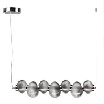 Подвесной светильник 24W 4000K 5096/24L хром/дымчатый градиент L-vision Bruco Odeon Light