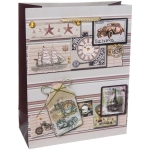 Пакет подарочный «Винтаж» 18*23*8 см, микс