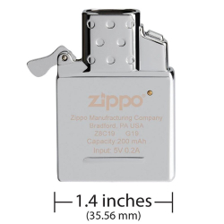 Электронный вставной блок для широкой зажигалки Zippo, нержавеющая сталь