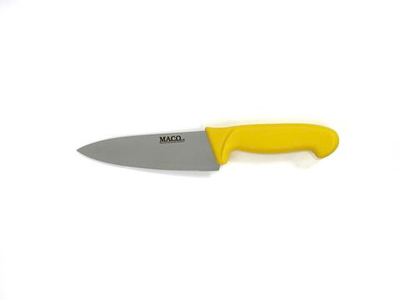 Нож Поварской 17См, Желтый 413978