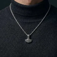 Молот Тора - подвеска из серебра