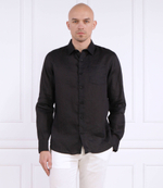 Льняная рубашка LS ISLAND GUESS - черный(M2YH44 WERX0)