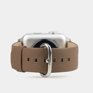 Ремешок для Apple Watch 42/44/45/49mm Classic из кожи теленка цвета кофе