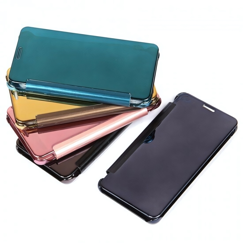 Чехол-книжка Clear View для Samsung Galaxy A7 (2016), 009123 Серебристый