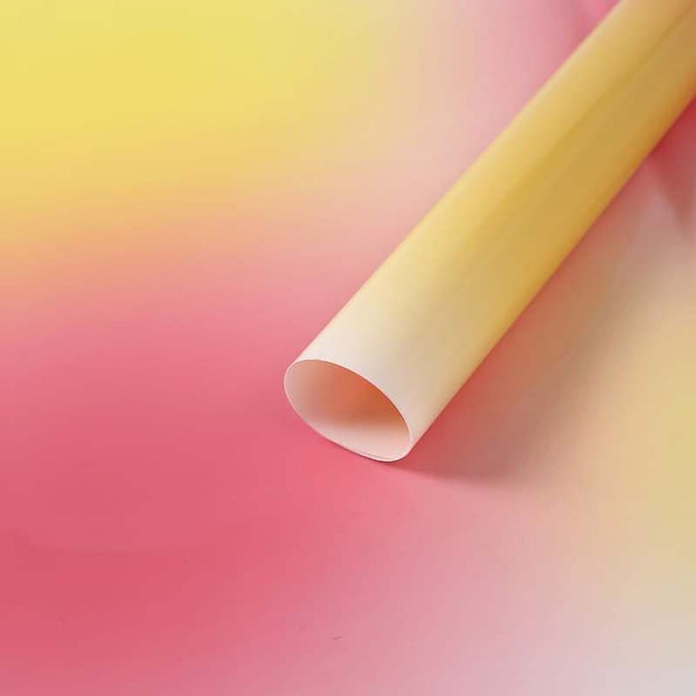 Пленка с переливом цвета 58см*10м ОРАНЖЕВЫЙ