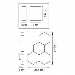 Накладной светильник Lightstar Favo LED 750642