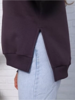 Свитшот утепленный базовый оверсайз