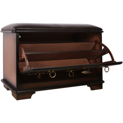 Банкетка Пандора 3 с обувницей Орех Mix