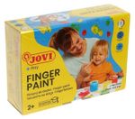 Краски пальчиковые JOVI (Испания), 6 цветов по 125 мл, на водной основе, в баночках, 560/S