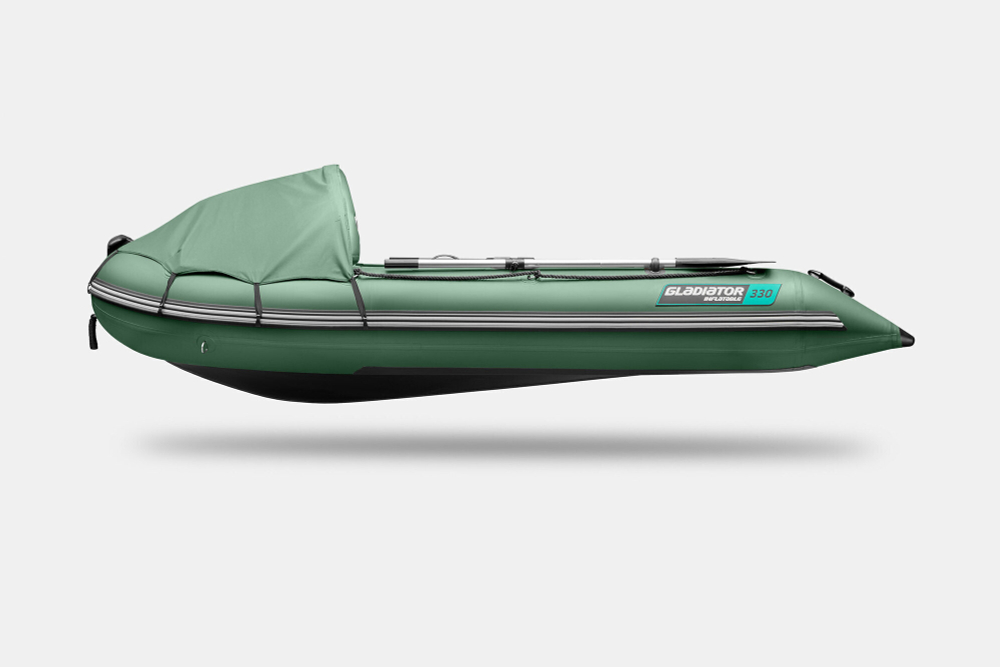Надувная лодка GLADIATOR C330AL зелёный