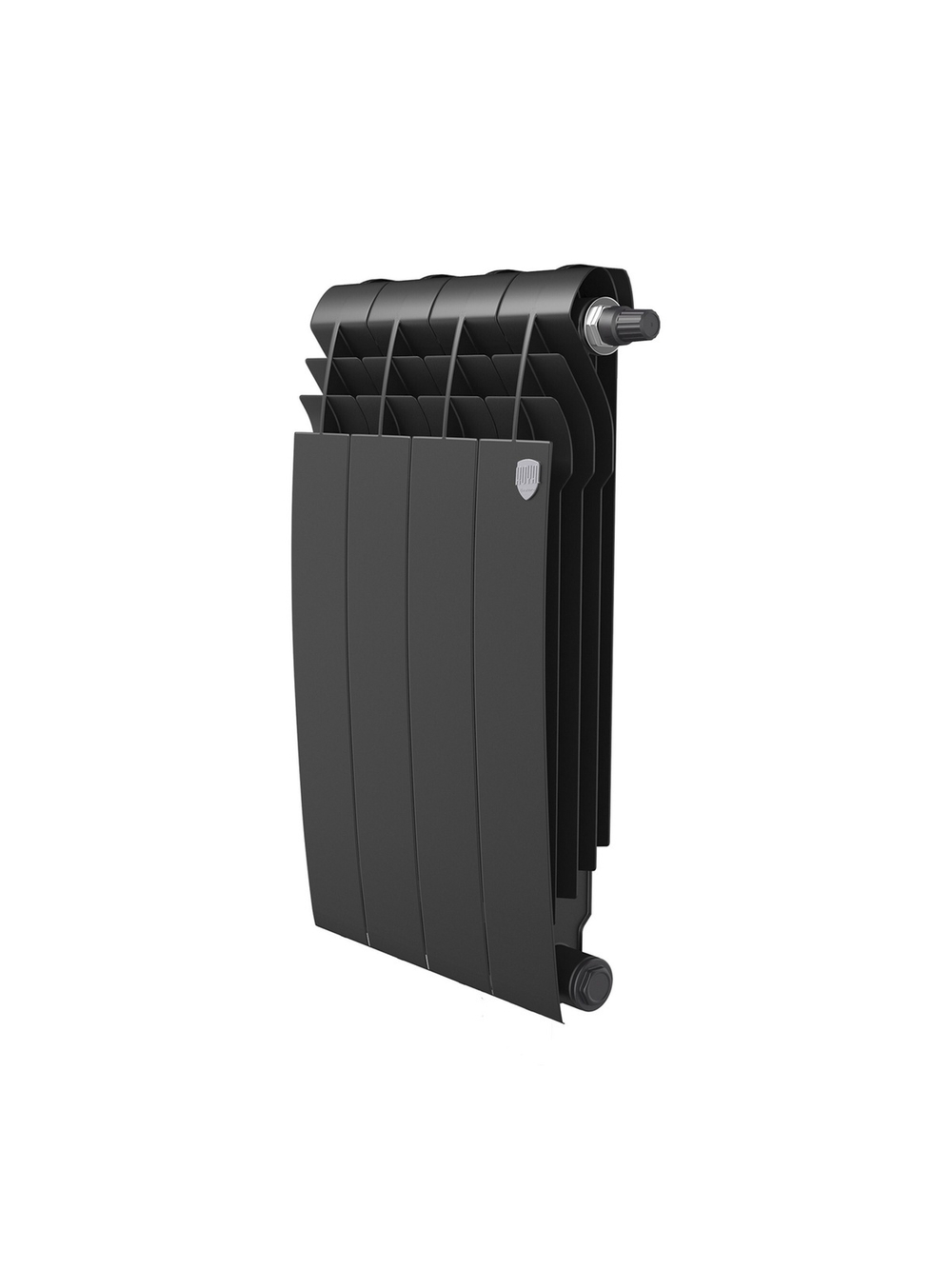 Радиатор биметаллический Royal Thermo BILINER B 500 Чёрный - 4 секц.