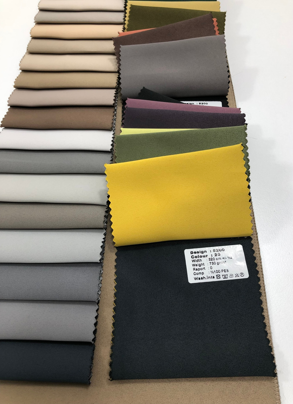 Портьерная ткань двусторонний dimout Megara арт. 5200 (высота 320 см, Турция)