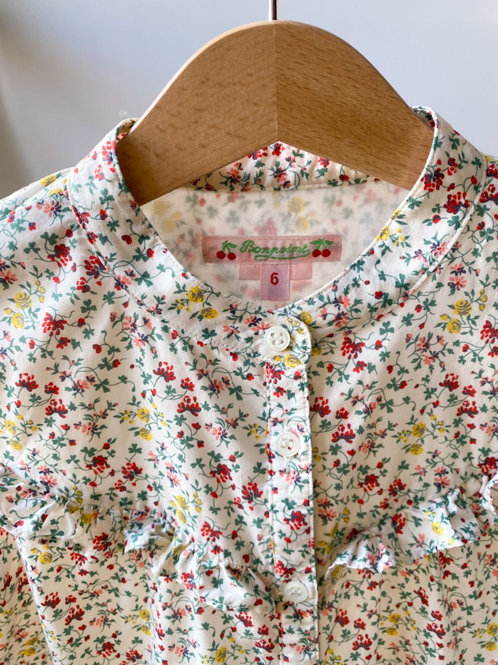 Хлопковая блузка Bonpoint, 116