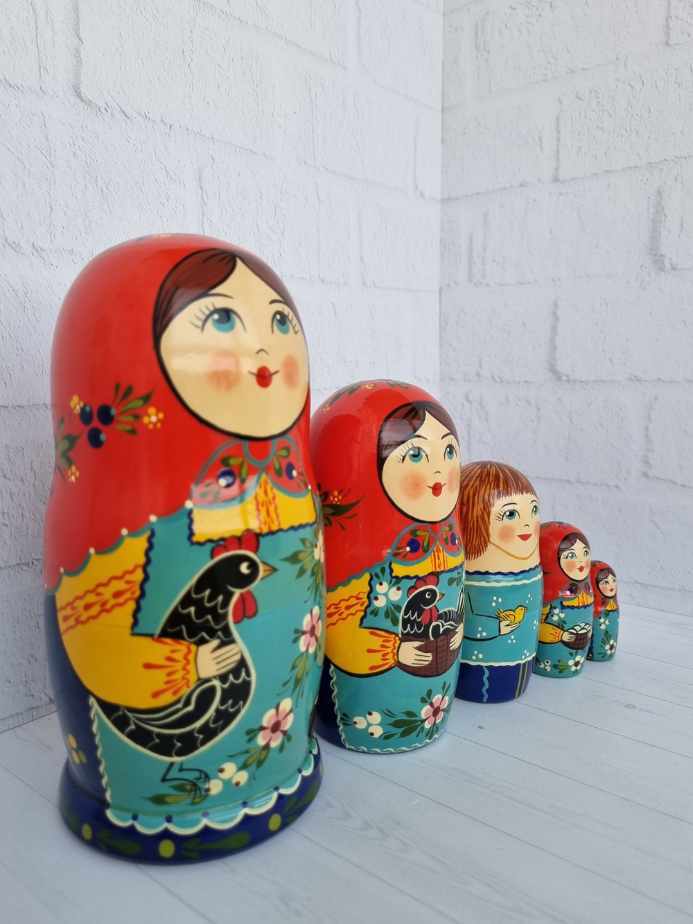Матрешка "с курочкой" традиция 5мест